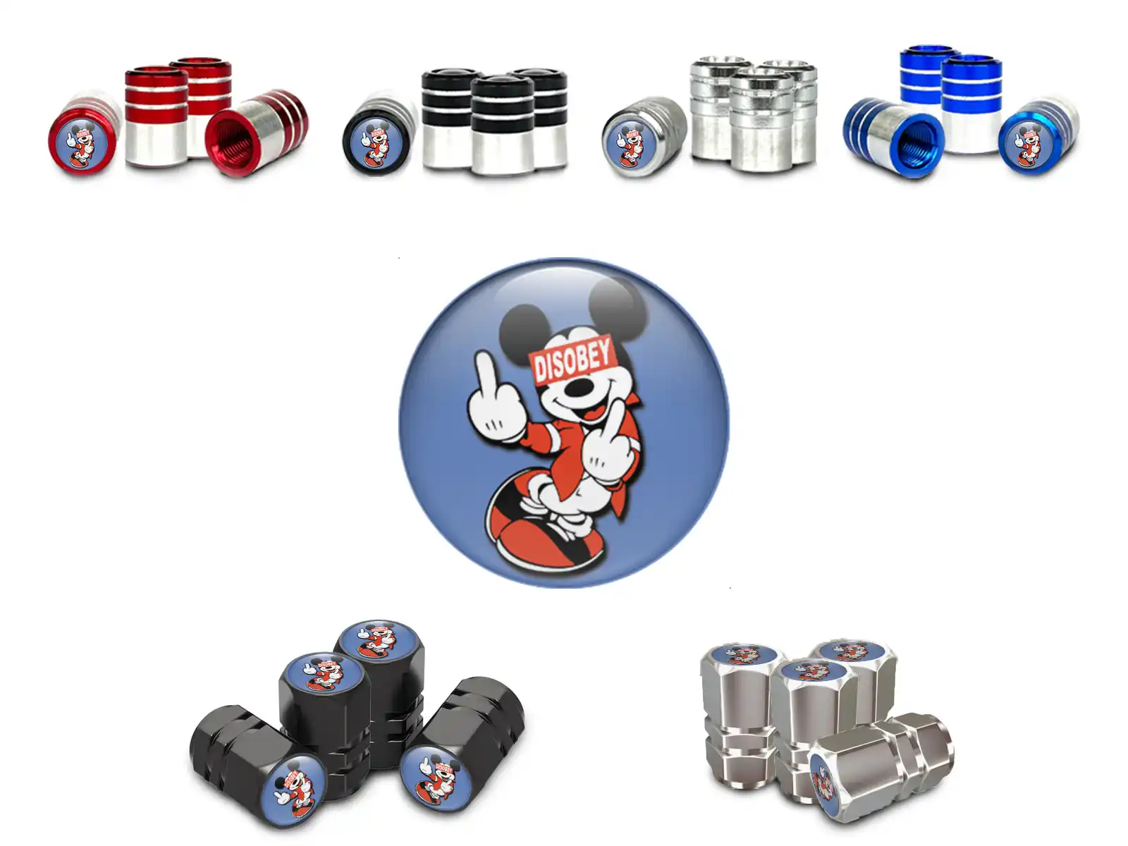 Valve Stem Covers for Bicycles Standard Fit